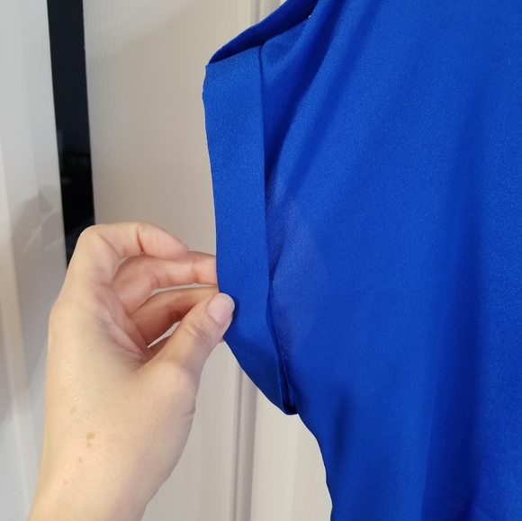 Women's Short Sleeve Blouse - Picture 8 of 10